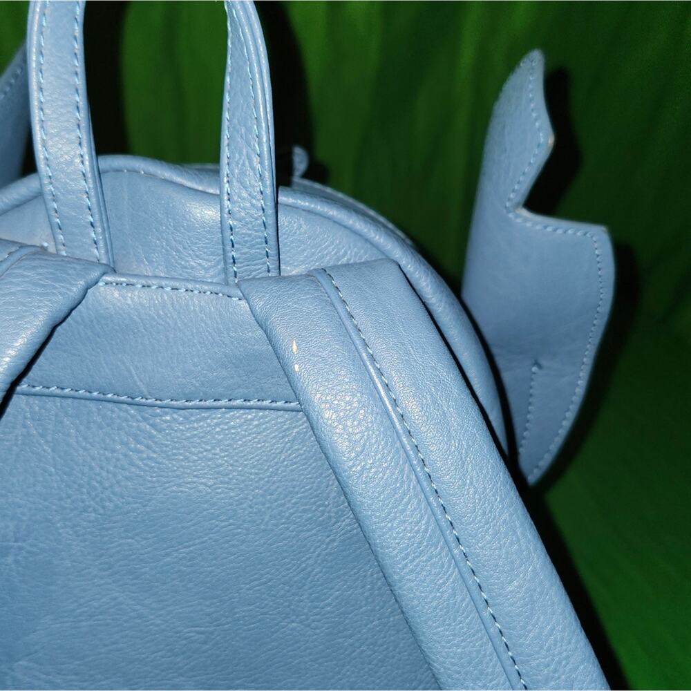 Loungefly Stitch Mini Backpack & Wallet Set – OG Heart Logo – NWOT Disney Parks - Picture 10 of 16
